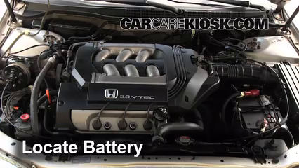 1999 Honda Accord LX 3.0L V6 Sedan (4 Door) Battery Replace